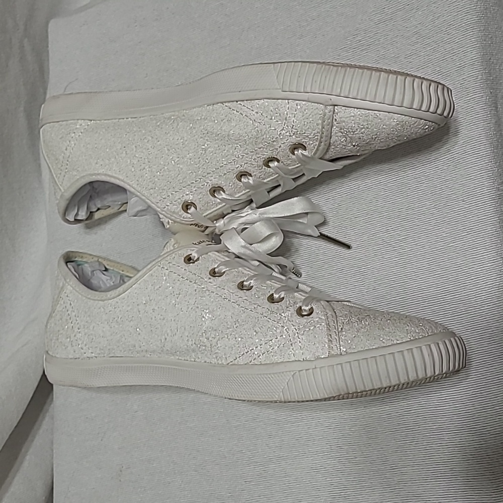 Kate Spade Trista Glitter Textile Sneakers Size 9.5 - Picture 6 of 14